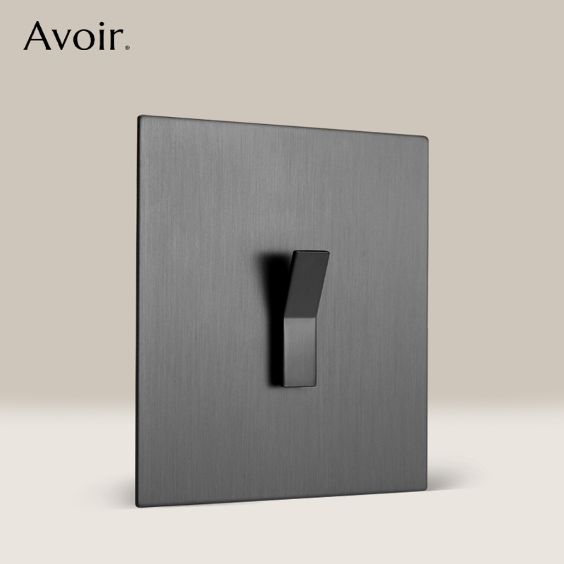 Home Improvement Uk - Avoir สวิตช์ปุ่มกดติดผนังสวิตช์เปิดปิด Y ชนิดสวิทช์โยก2Way สีเทายุโรปสหราชอาณาจักรปลั๊กไฟฟ้าปรับปรุงบ้าน