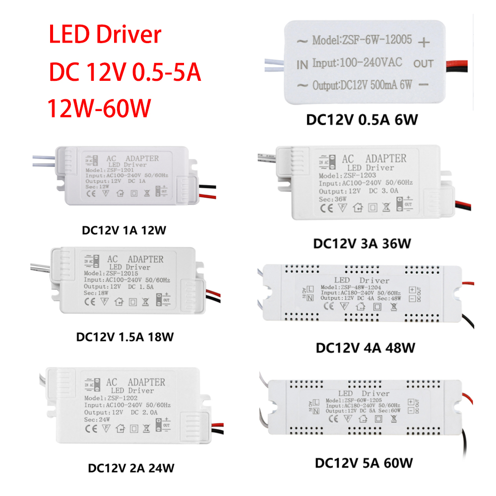 Home Improvement Loan - AC 100-240V ถึง DC 12V LED