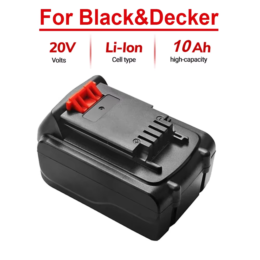 Black+Decker Tool Cordless - แบตเตอรี่ 20v 10Ah รุ่น BL2018 ใช้แทนแบตเตอรี่