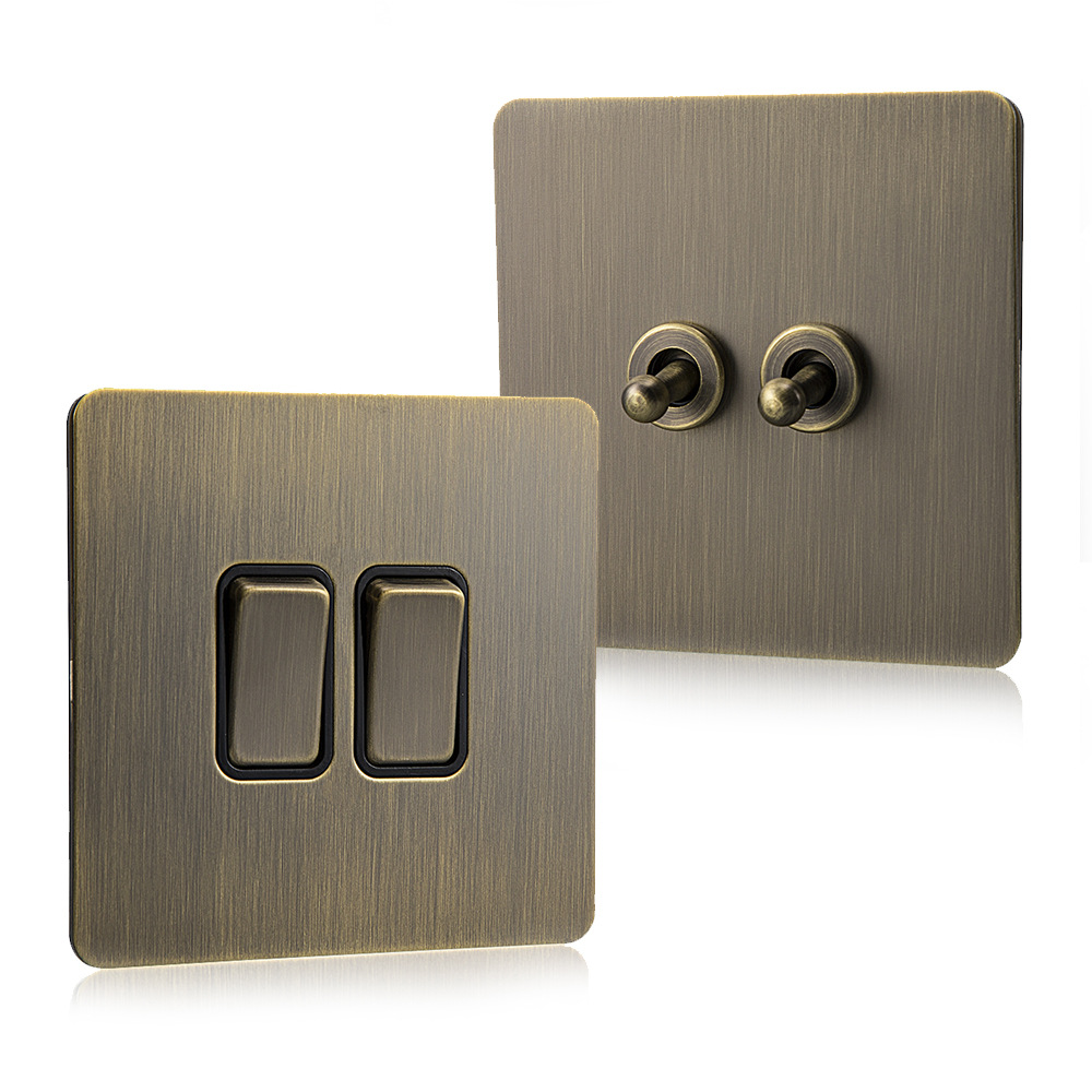 สวิตช์ปุ่มกดติดผนังแผงสแตนเลสป - Home Improvement Uk บทวิจารณ์และราคา