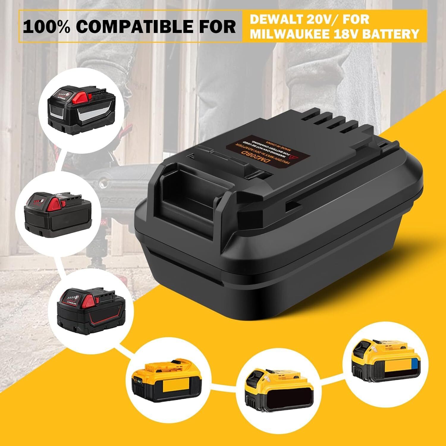 DM20BD อะแดปเตอร์แบตเตอรี่สำหร - Black+Decker Tool Cordless บทวิจารณ์และราคา