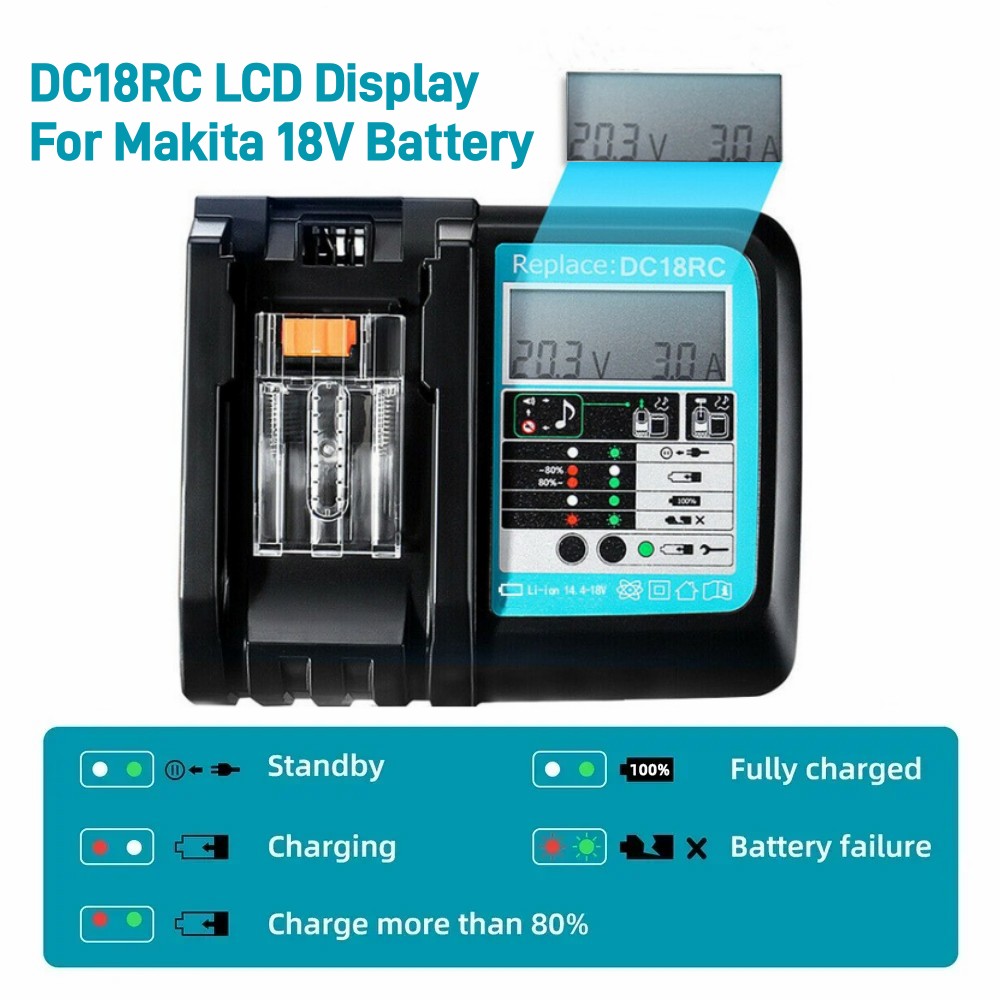 DC18RC แบตเตอรี่ Li-Ion 3A เคร - Makita Drill Hp1640 บทวิจารณ์และราคา