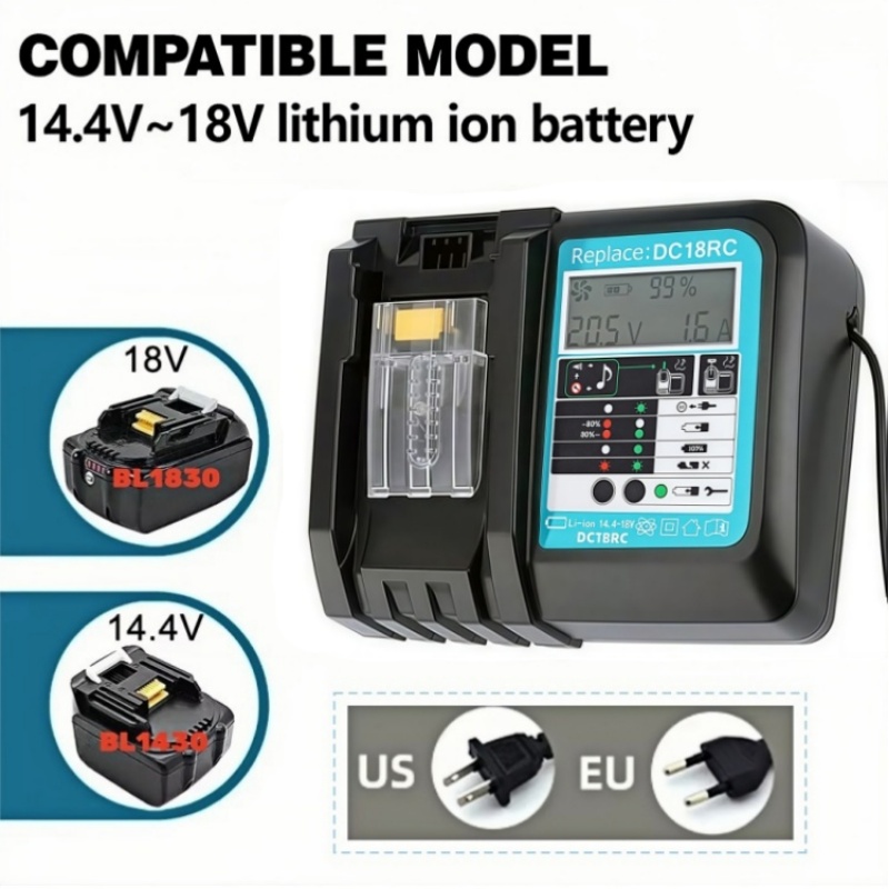 DC18RC ชาร์จเร็วพร้อมพัดลมแบตเ - Makita Drill Hp1640 บทวิจารณ์และราคา