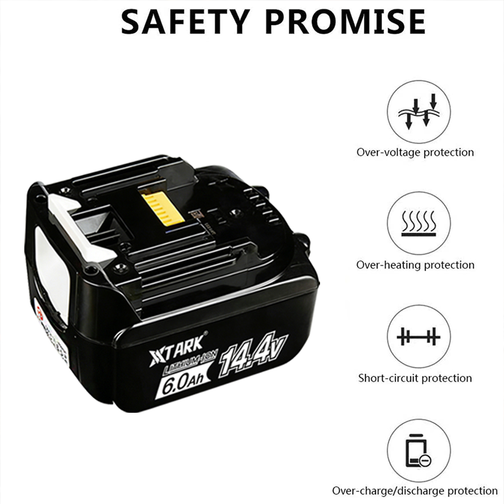 แบตเตอรี่ลิเธียมไอออน 14.4V 60 - Makita Drill Hp1640 บทวิจารณ์และราคา